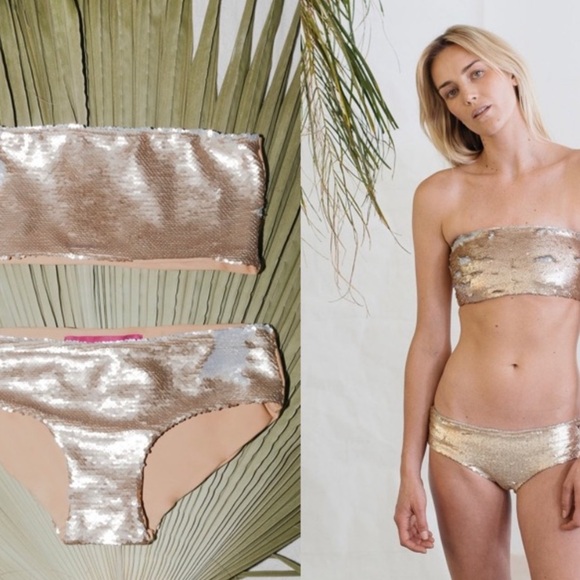 2 PACK -HEIDI MERRICK CALIFORNIA
SIRENA SET - GOLD/NUDE
$225.00 EACH SET - Picture 11 of 13